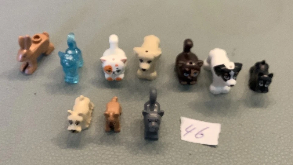 LEGO 10 Haustiere, Katze, Hund, Hase, unbespielt - Bild 1 von 1