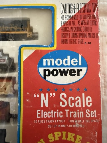 MODEL POWER: "N" Scale Electric Train Set: Golden Spike Series Mutt & Jeff #1183 - Picture 2 of 15