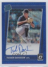 2021 Panini Donruss Optic Blue Mojo Prizm 42/99 Tucker Davidson Auto 0bz6