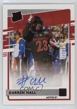 2021 Chronicles Draft Picks Donruss Rated Rookie Red 1/149 Darren Hall Auto 12jy