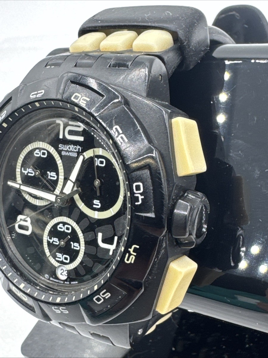 Swatch Chrono 007 James Bond Dominic Greene QUANTUM OF SOLACE New