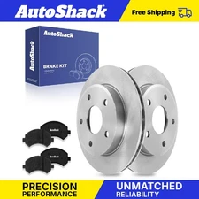 Front Brake Rotors Premium Ceramic Pads for Ram Dakota Mitsubishi Raider