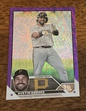 2023 Topps Series 2 - Austin Hedges #385 Purple Foil  /799