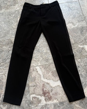 Alice+Olivia Black Straight legged tuxedo pants sz 0 NWT $255