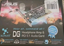 NIB Asus Xonar DG Headphone Amp PCI 5.1 internal Audio Card