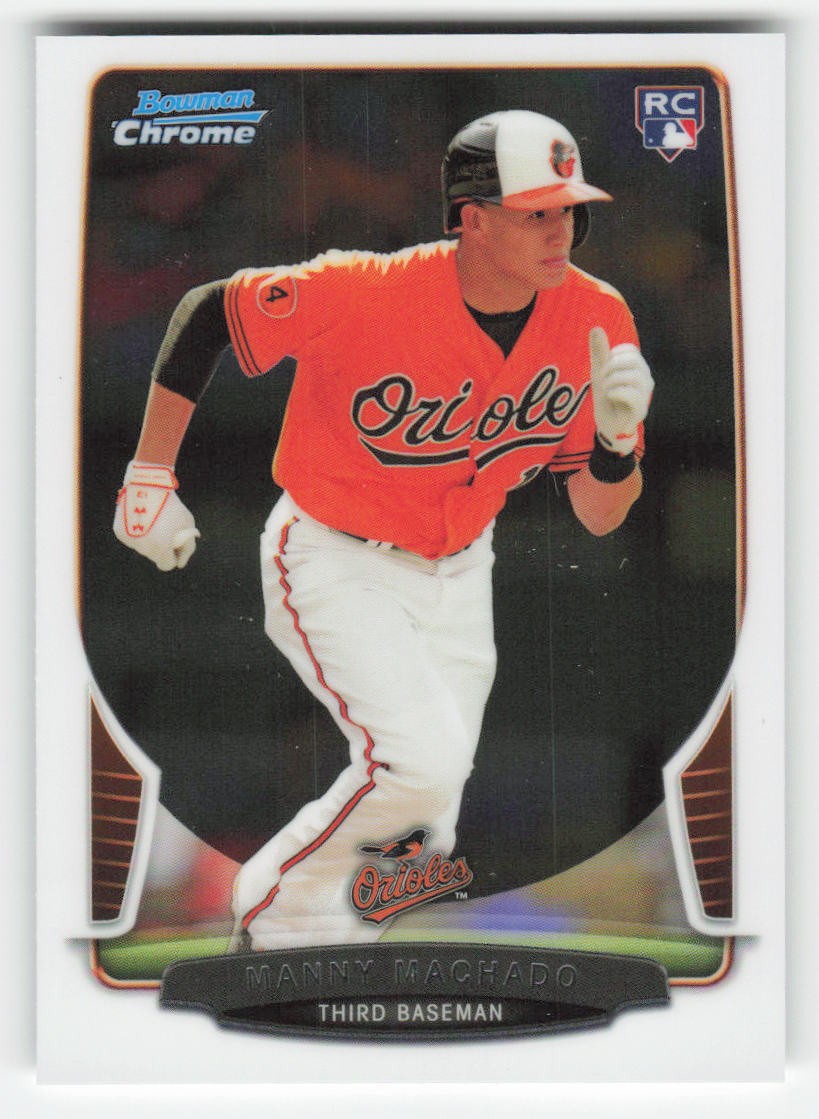 2013 Bowman Draft Picks & Prospects #4 Manny Machado Chrome RC