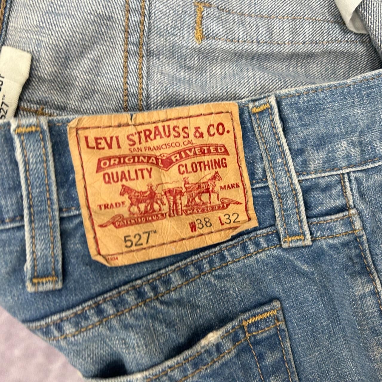 Levi's Shorts Levi 527 Cut Off Denim Jort Shorts Men's 38 thumbnail 5