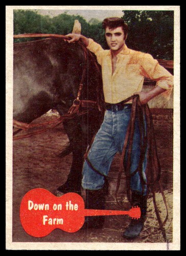 1956 Topps Elvis Presley #14 Down On The Farm EX-EXMINT