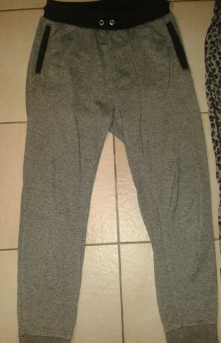 2 Damen Haremshosen, grau & schwarz-braun, Gr. 146 & 168, H&M  - Bild 2 von 3