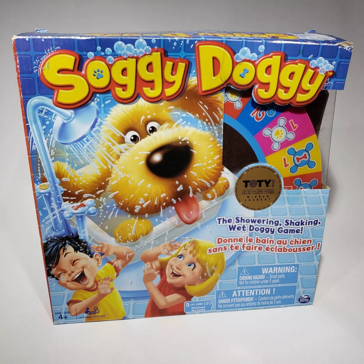 Soggy Doggy Board Game The Showering Shaking Wet Dog Game 2017 by Spin  Master