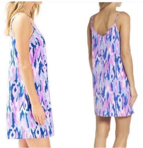 Lilly Pulitzer Seidenkleid Lila One Too Many Gr. Small - Bild 3 von 3