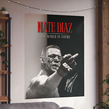 Nate Diaz Scarface Poster, UFC Poster, MMA Po...