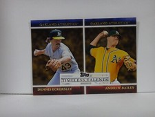 2012Topps Timeless Talents #TT21 Dennis Eckersley/Andrew Bailey