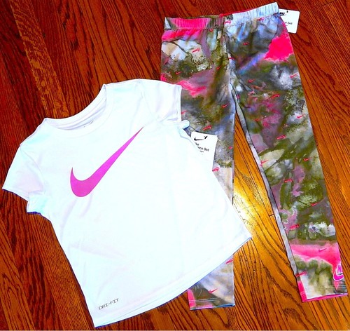 NIKE SPORT AUTHENTIC TODDLERS GIRLS BRAND NEW ORIGINAL 2Pc SET Size 6X, NWT - Picture 2 of 4