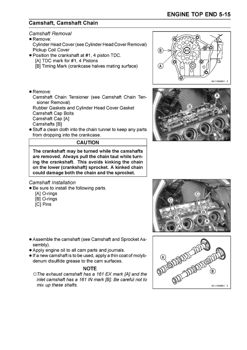 Kawasaki service manual 2003 & 2004 Ninja ZX–6R & Ninja ZX
