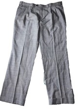 VTG Lauren Ralph Lauren Pants Mens Plaid Wool Pleated Dress Trousers 38x30 NWT