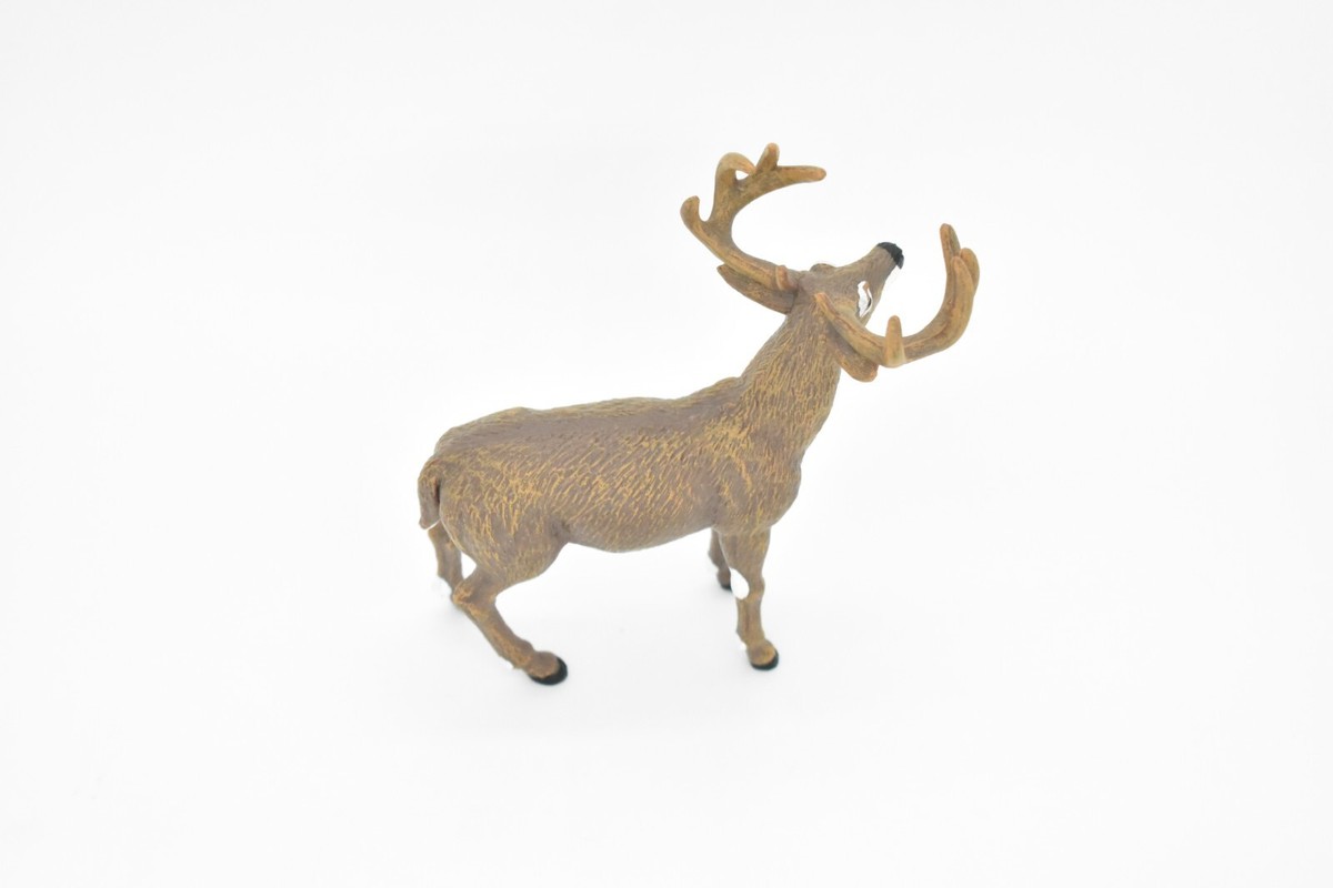 Deer, Whitetail Buck Toy, Realistic Rubber Reproduction Hand