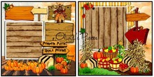 Pumpkin Patch - PRINTED Scrapbook Pages - OliviasPieces