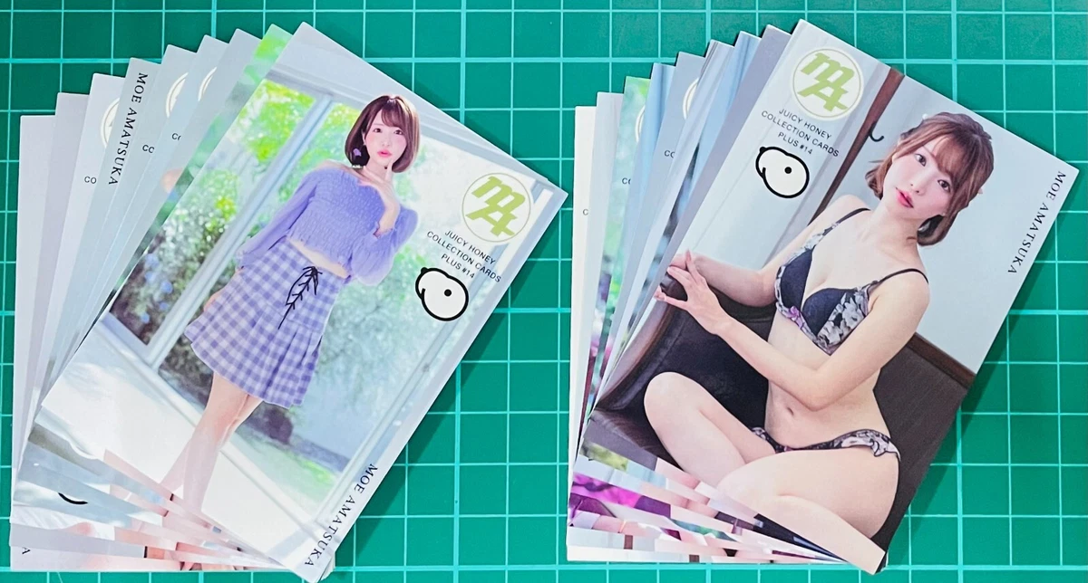 MOE AMASTSUKA Juicy Honey PLUS #14 COMPLETED SINGLE BASE SET 18 CARDS