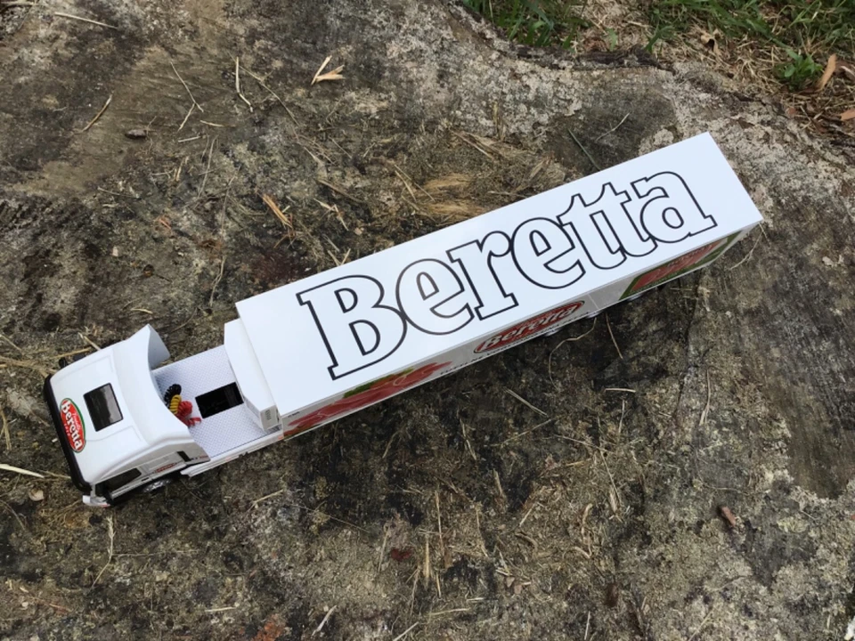 Camion Epoca IVECO STRALIS SALUMI BERETTA Vintage Truck Die Cast Model 1/43 - Immagine 3 di 4