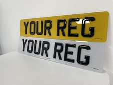 UK Road Legal 3D Car Registration Number Plates mot (PREMIUM) DVLA REG SELLER