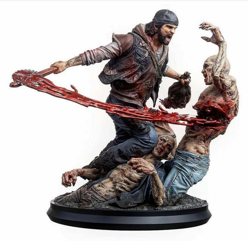 Days Gone Deacon vs Freakers Polystone Statue Figure 14.5 Level52 Bend Studios Days Gone Deacon vs Freakers Polystone Statue Figure 14.5 Level52 Bend Studios