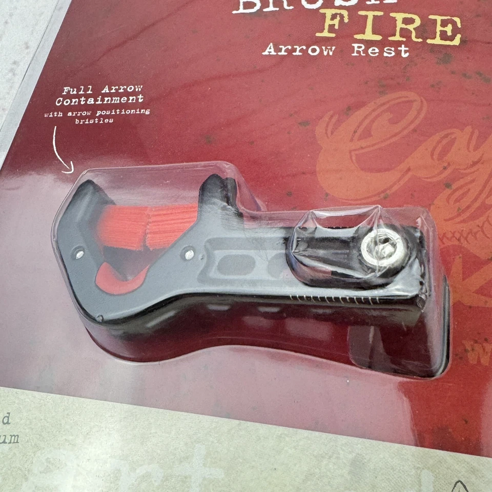 Bear Archery AA8CR021AU Apocalypse Red Brush Fire Arrow Rest for Bows New - Image 4 of 4