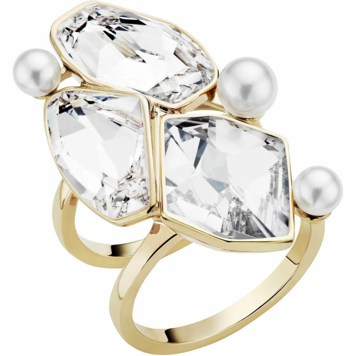 Atelier Swarovski Jason Wu Mosaic Double Ring Crystal 52 55