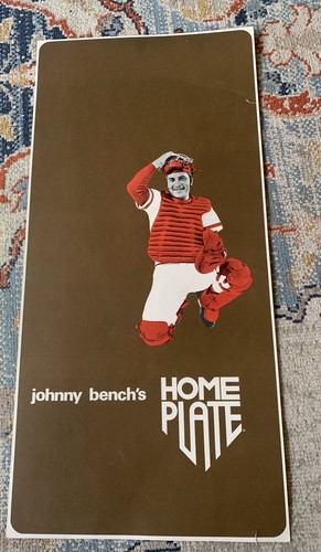 Johnny Bench's Home Plate Restaurant Menu Cincinnati The Large One | eBay