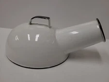 Antique Enamel Steel Bed Pan