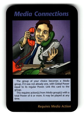 イルミナティカード　Media Connections　コネ Media Connections Card Base Set INWO Illuminati New World Order
