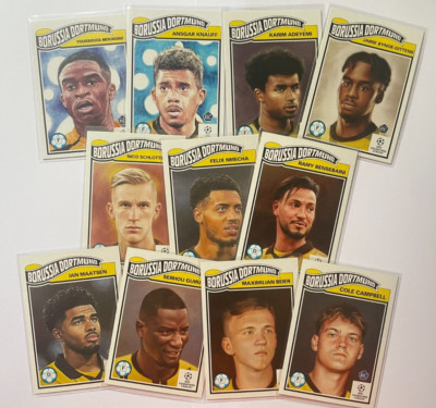 Topps UCL Living Set Champions League Euroleague Borussia Dortmund Rookie choose