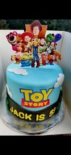 Woody Buzz Toy Story Cake Topper 2 Piece Set Gloss Finish Free Postage 🌟