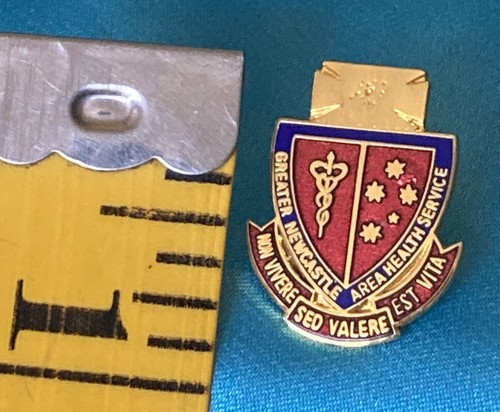 Vintage Greater Newcastle area health service tie tack Lapel Pin - Picture 3 of 12