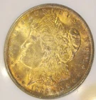 1885 O Morgan silver dollar - BU, Fully Toned Obv, Peripheral tone rev, 4947