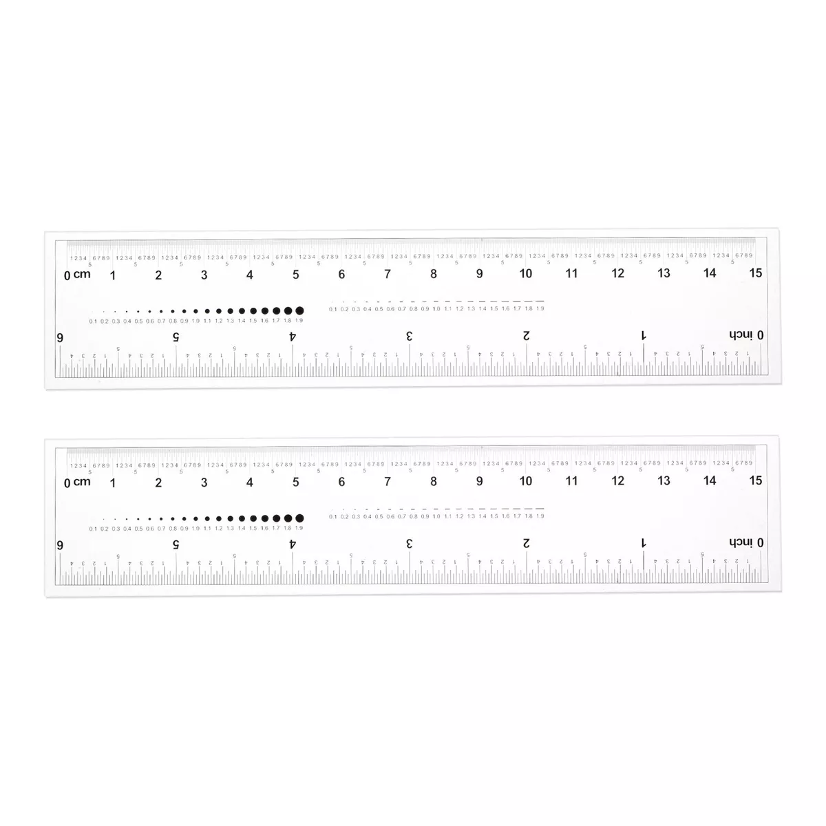 Ruler 6-Inch By 8 With cm - Printable Ruler