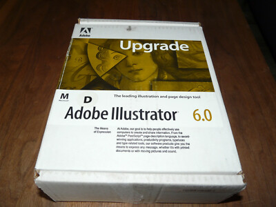 Adobe Illustrator 6.0 deutsche Upgradeversion für Mac Rarität