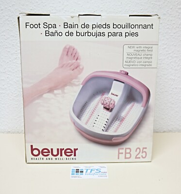 Beurer FB25 Fubad mit Vibrations- & Sprudelmassage Fureflexzonenmassage  TFS122 | eBay.de