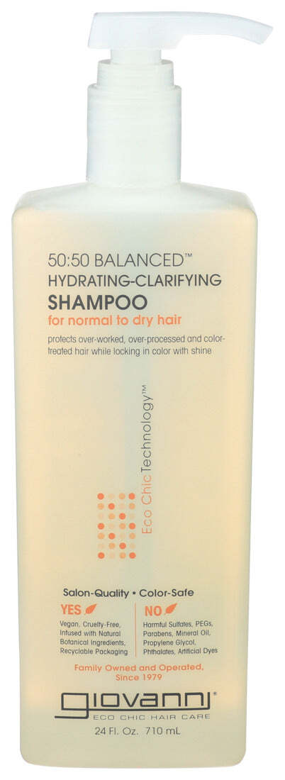 Шампунь Giovanni Shampoo 50:50 Сбалансированный увлажняющий, 1 порция по 24 унции
