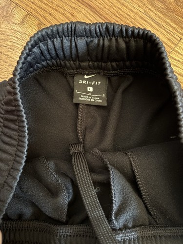Nike Sweat Pants Training Running Athletic Basketball Boy's Size L Black (#7) - Picture 5 of 5