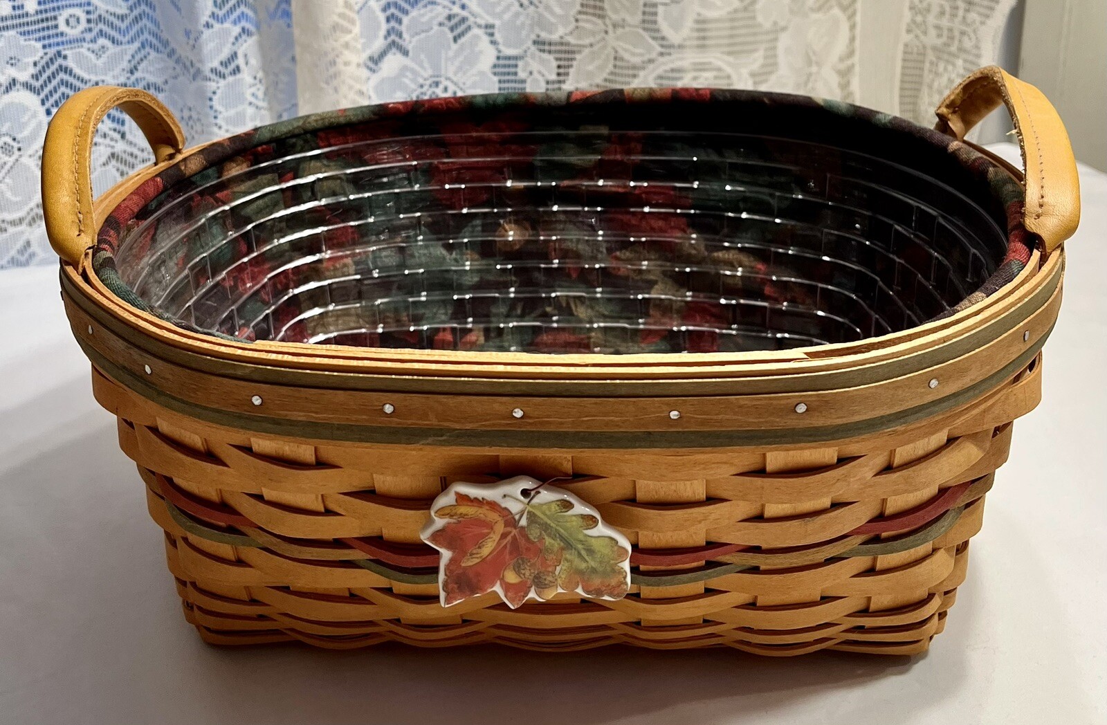 Longaberger 2001 Autumn Reflections Large Daily Blessings Basket 10656