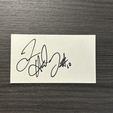 Tim Hardaway Sr AUTO Autograph Signed Index Card HOF Golden State Warriors NBA