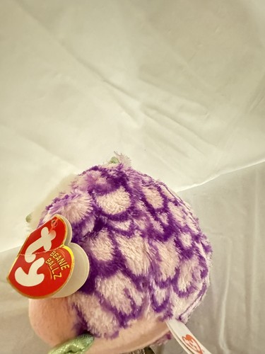TY Beanie Ballz ~ Ozzy The Owl ~ Pink And Purple 2014 - Picture 6 of 7
