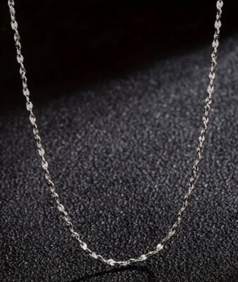 925 Sterling Silber Schlangenknochen Kette Halskette, 17,72''