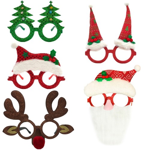 Christmas Glasses Fun Novelty Party 