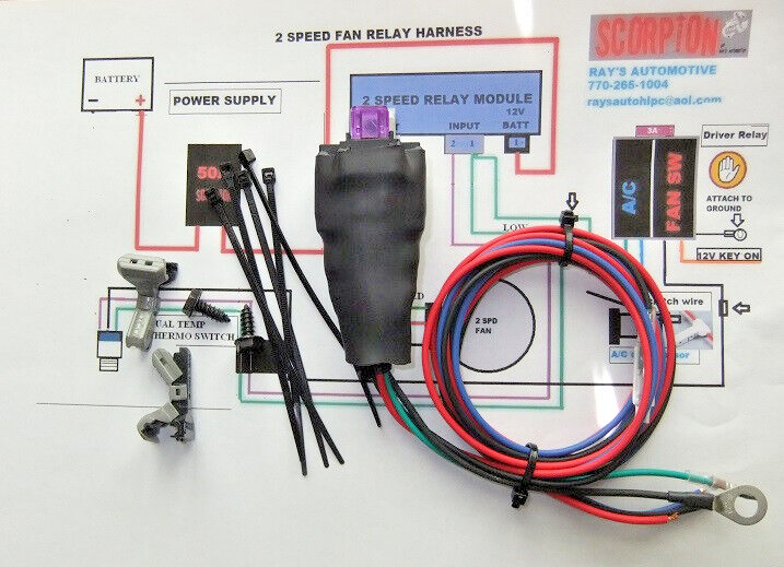 VOLVO 2 SPEED FAN RELAY MODULE DRIVER RELAY WITH A/C eBay