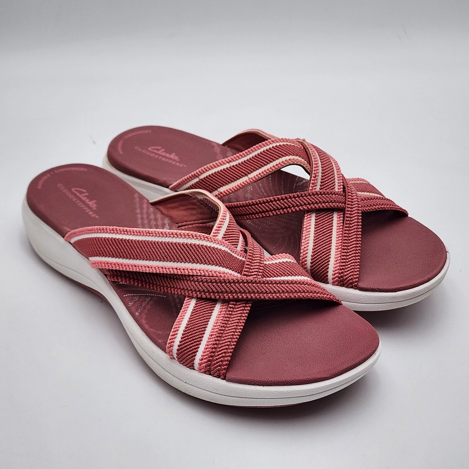 Clarks Cloudsteppers sandali sportivi da donna Mira Isle rosa polvere taglia 9 5 W