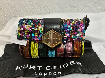 Brand New Kurt Geiger 20 Sequins Multicolor Mini Bag