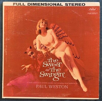 Paul Weston  The Sweet And The Swingin'  Vinyl LP  Estate Sale   