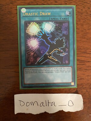 best draw cards in yugioh YuGiOh Drastic Draw MZMI-EN037 1st Edition Ultra Rare Near Mint
